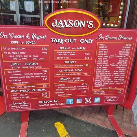 Jackson ice cream in dania florida - Order takeaway and delivery at Jaxson's Ice Cream Parlor, Dania Beach with Tripadvisor: See 1,391 unbiased reviews of Jaxson's Ice Cream Parlor, ranked #3 on Tripadvisor among 110 restaurants in Dania Beach.